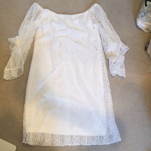 NWT white lace dress